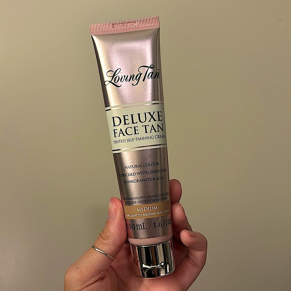 loving tan medium tinted face self-tan